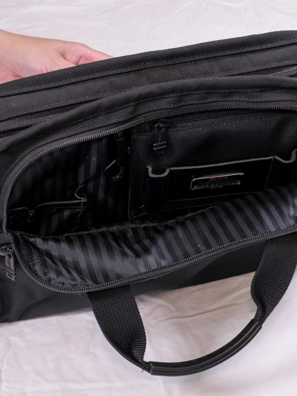 Tumi Alpha Ballistic Nylon Small Slim Laptop Briefcase